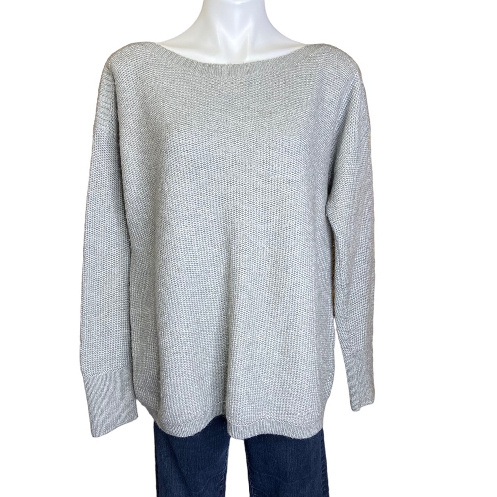 BANANA REPUBLIC Wool Mohair Blend Pullover Sweater Gray Size XL